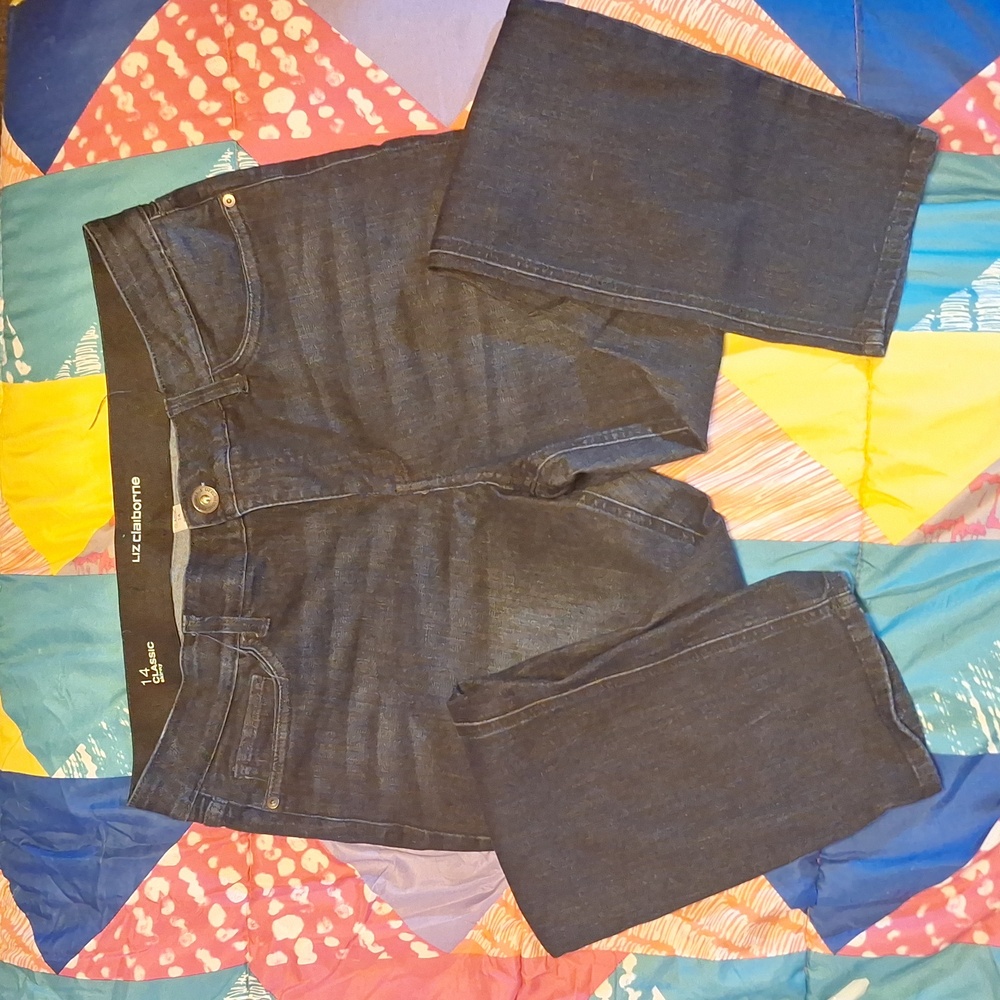 Liz Claiborne size 14 classic skinny jeans
